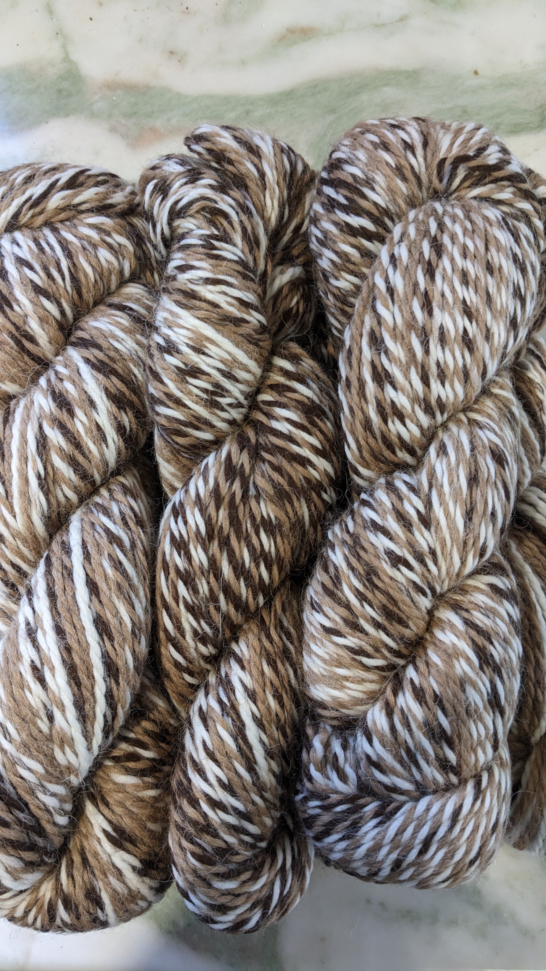 100% Alpaca Yarn - Brown Mix