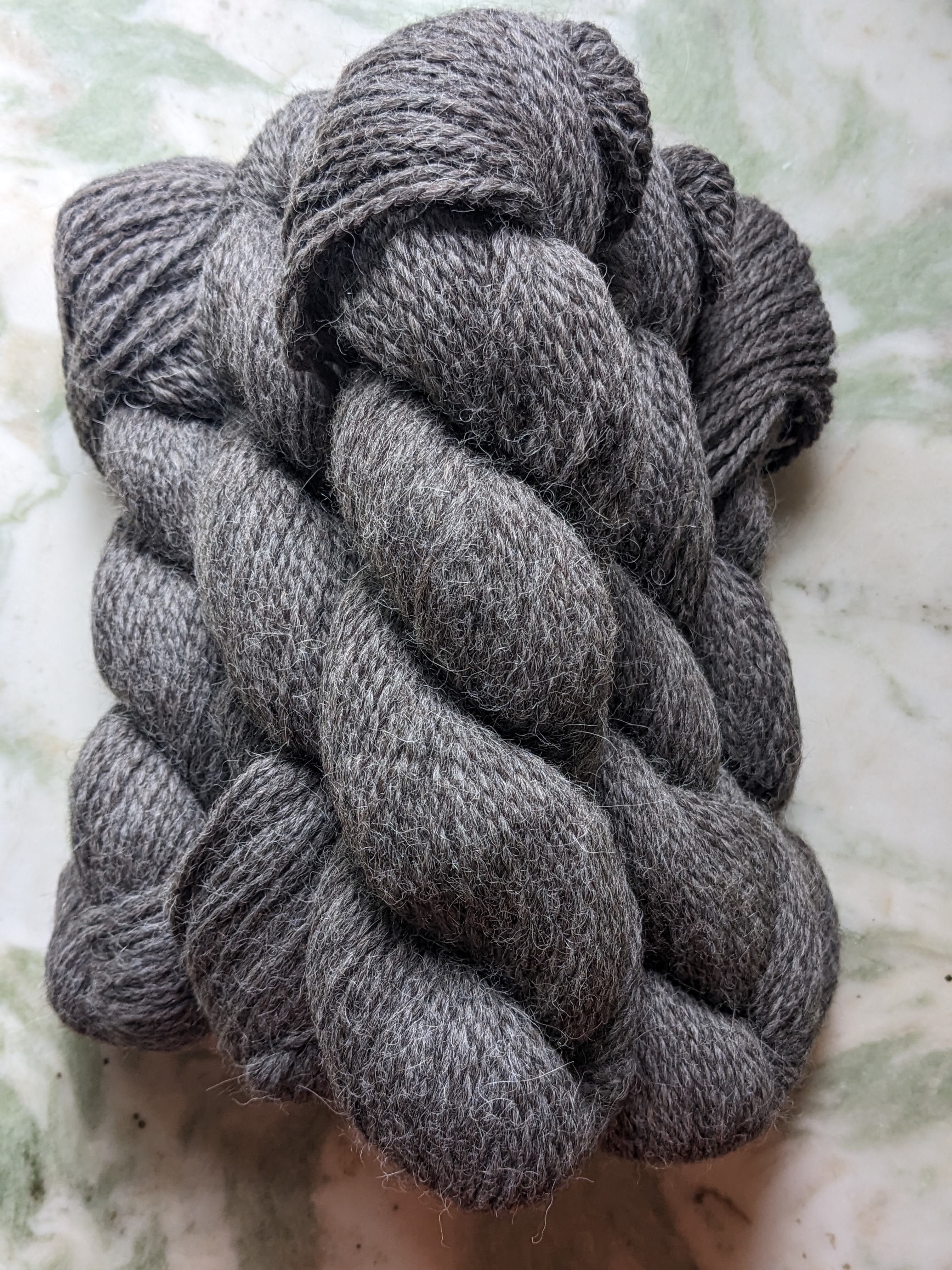 100% Alpaca Yarn - Dark Gray