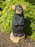 Chainsaw Carved Standing Bear (Small)