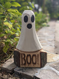 Chainsaw Carved Halloween Ghost