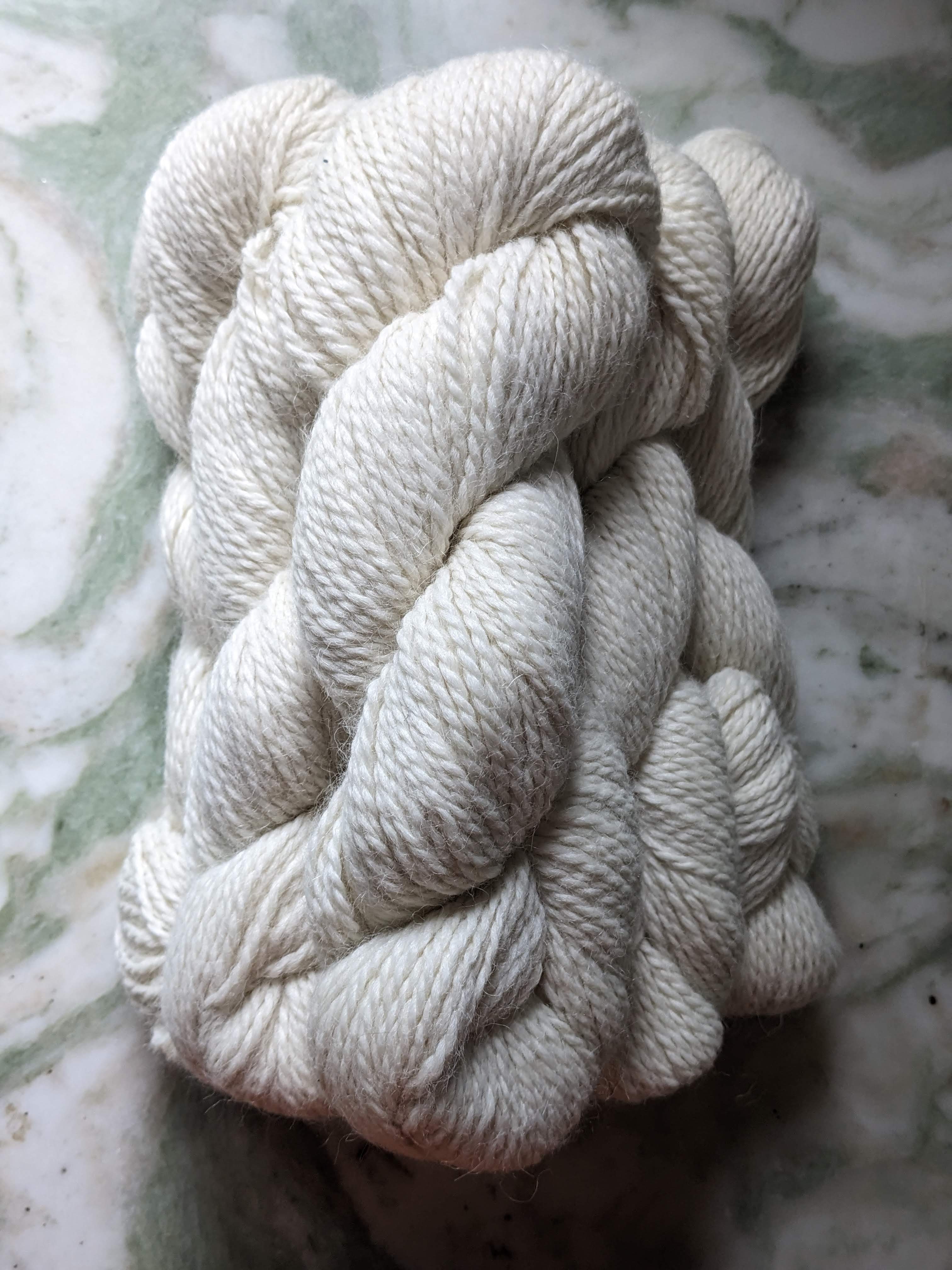 100% Alpaca Yarn - White
